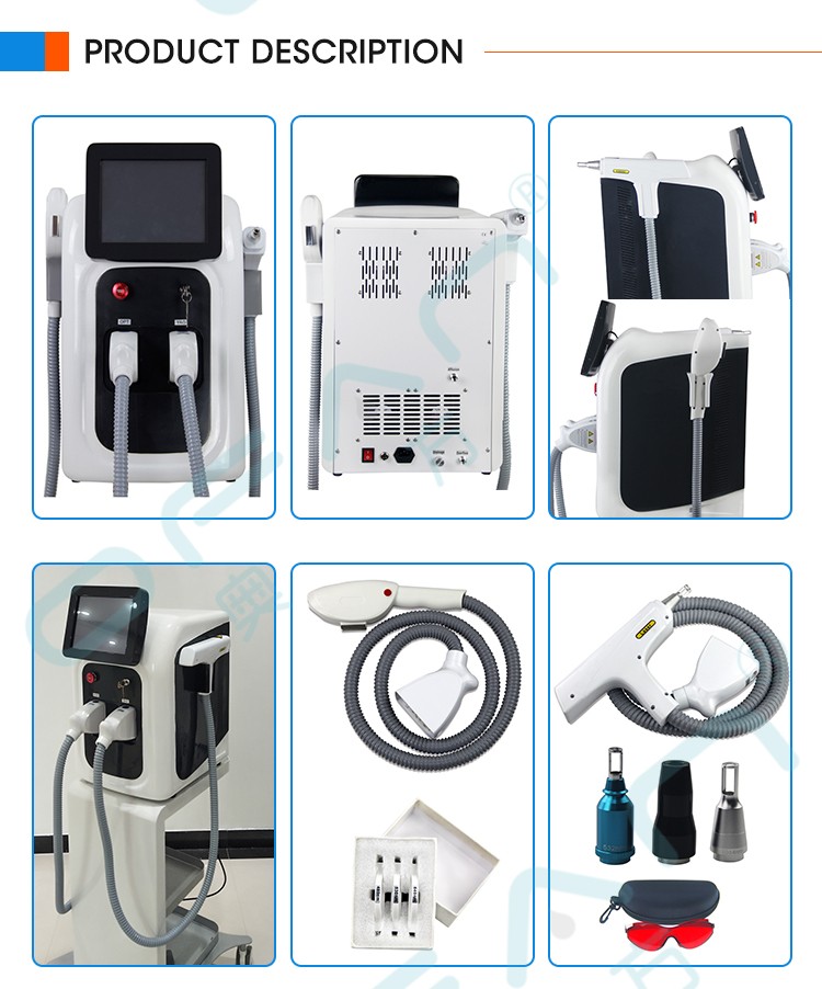 2in1 IPL Nd yag laser machine