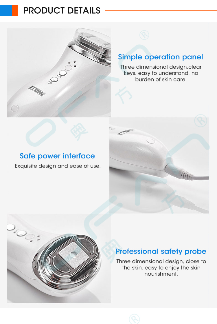 Korea Portable Handheld Face Lift Skin Machine Smas Rf High Intensity Focused Ultrasound Mini Hifu