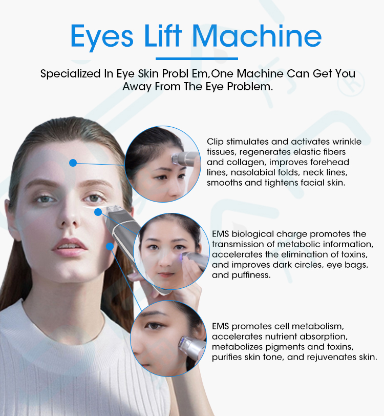 Products portable face and eyes massager lens eyes device