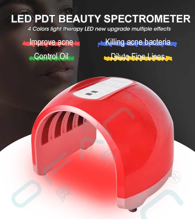 4 Colors light therapy LED new upgrade multiple effects