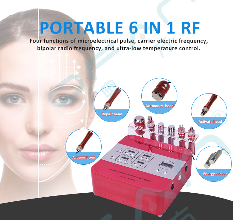 6in1 Micro-electric pulse dormancy eye lift eyes wrinkles removal massager machine