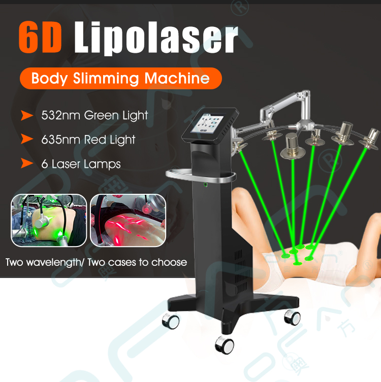 6D lipo laser beauty machine