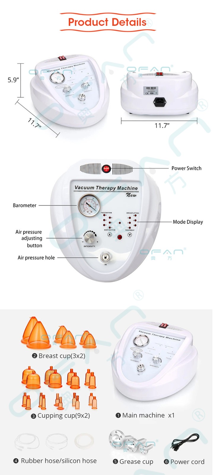 Vacuum Butt Lifting Breast Enhancement Machine