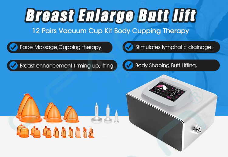 Cups Enlarge Breast Butt Vacuum Machine