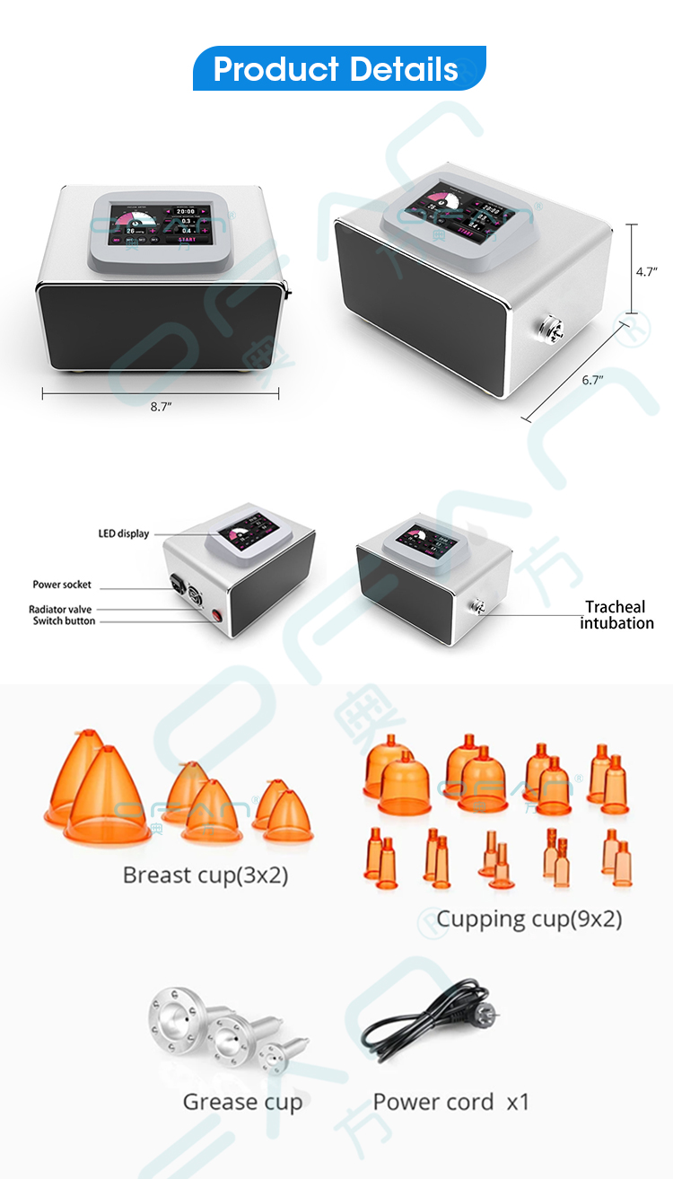 Cups Enlarge Breast Butt Vacuum Machine