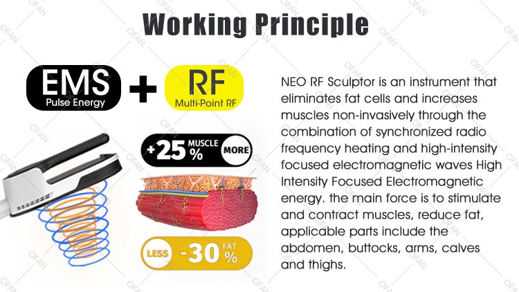 Portable NEO Emsculpt 4 handles