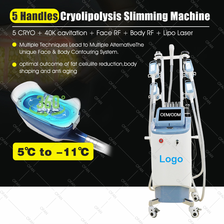 Latest Cavism 360 Cryolipolyse Appareil 5 Handles