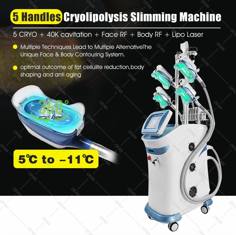 Cryolipolyse 360Cryo 5 handles