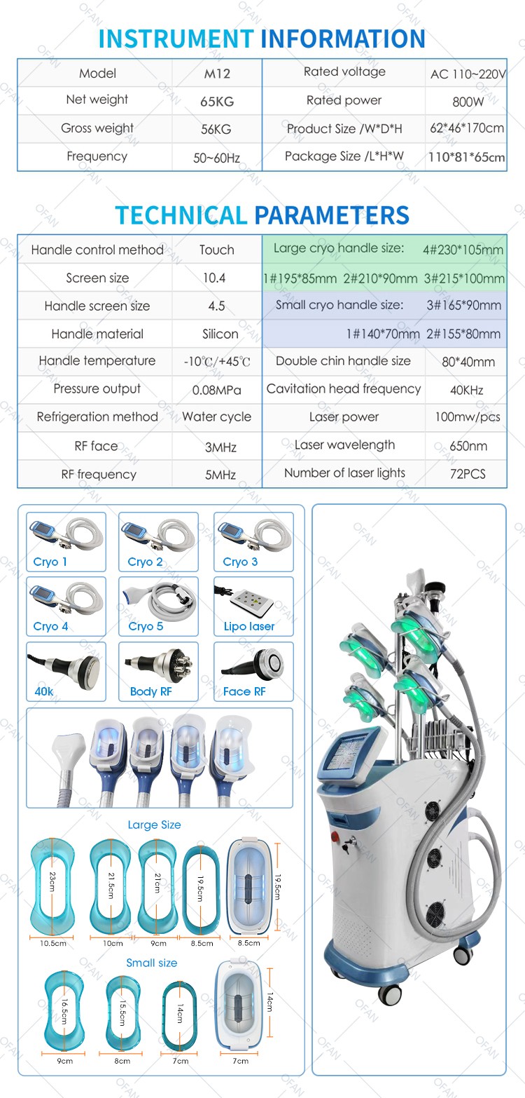 Cryolipolyse 360Cryo 5 handles