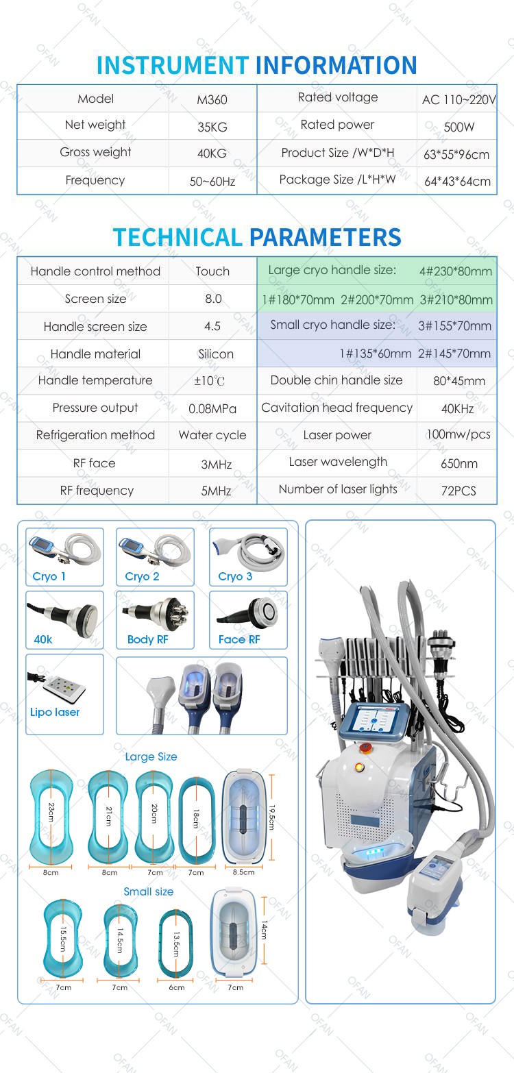 Portable Cryo360 Coolsculpting Machine For Home Use