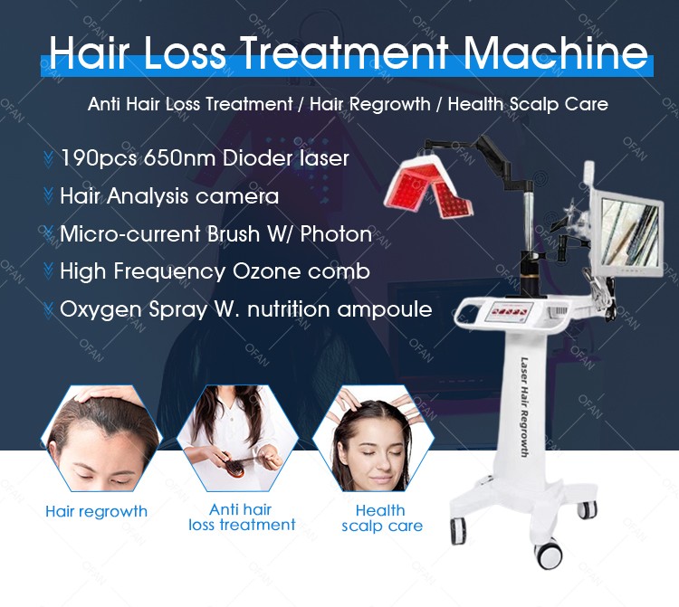OFAN New arrival scalp massager machine for hair growth with analysis camera