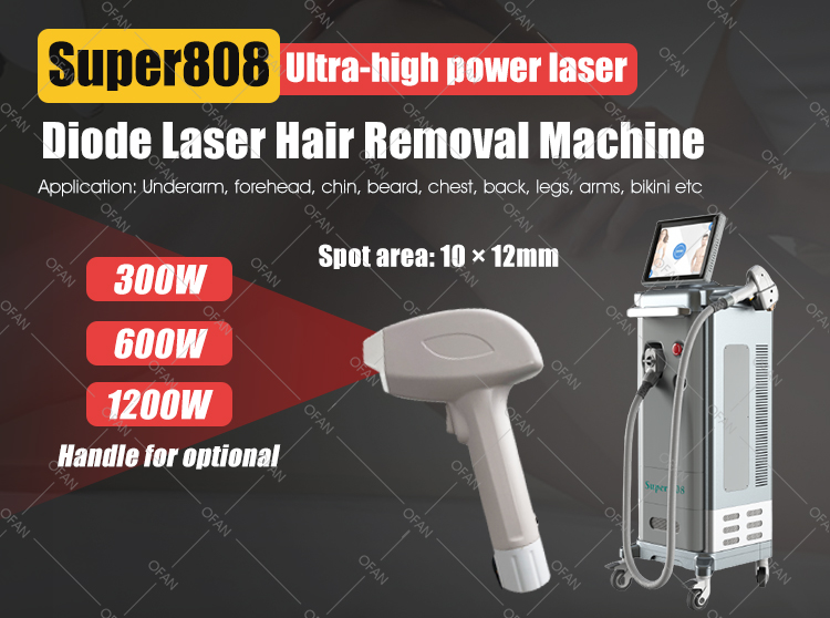 Laser hair removal machine