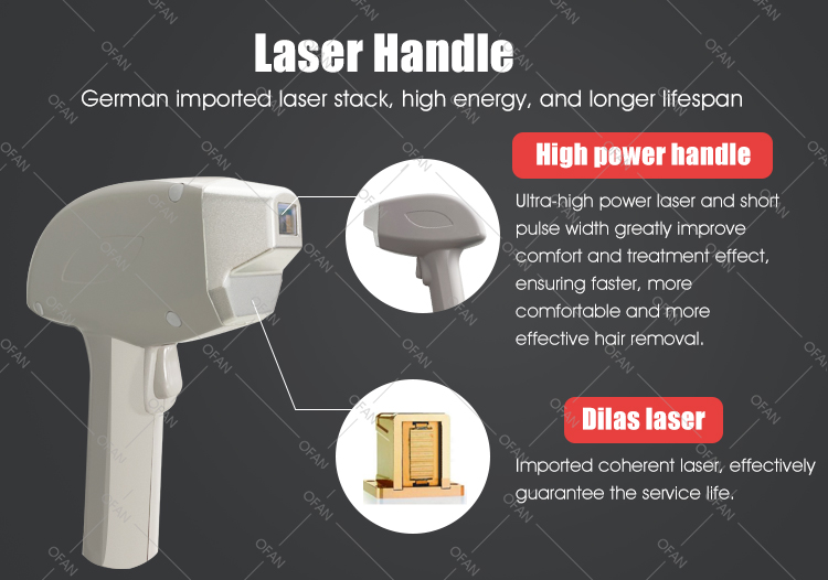 Laser hair removal machine