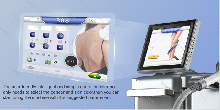 Laser hair removal machine