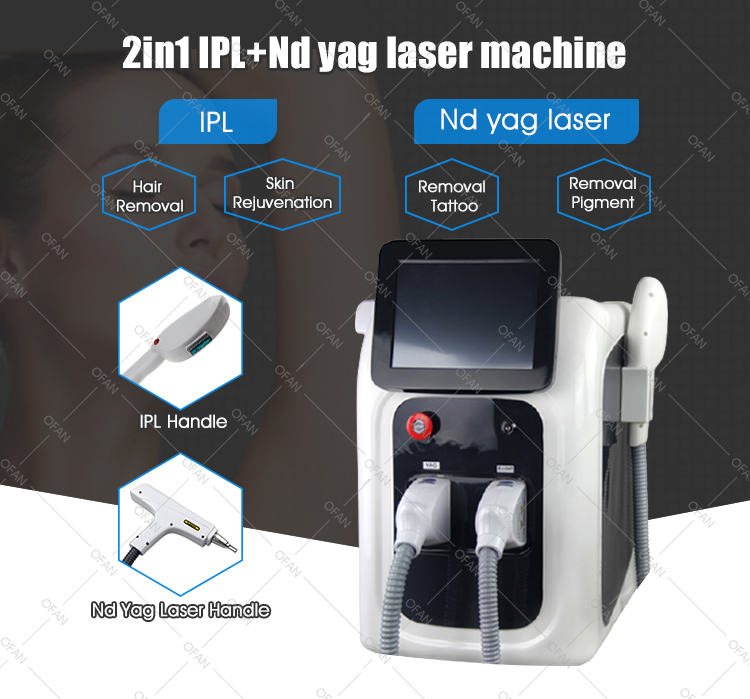 2in1 IPL Nd YAG Laser Machine