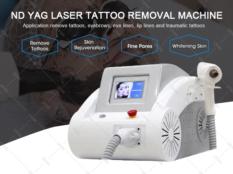 Best Selling 300W 500W Tattoo Pigment Melasma Speckle Removal Carbon Laser YAG Peel Skin Whitening Machine