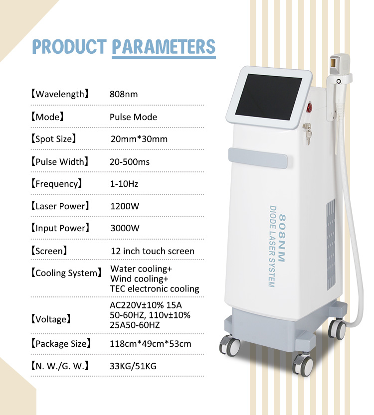 OFAN belleza laser beauty equipment 808/755/1064nm diode laser hair removal