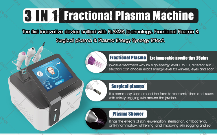 Portable 3IN1 Fractional Plasma Machine