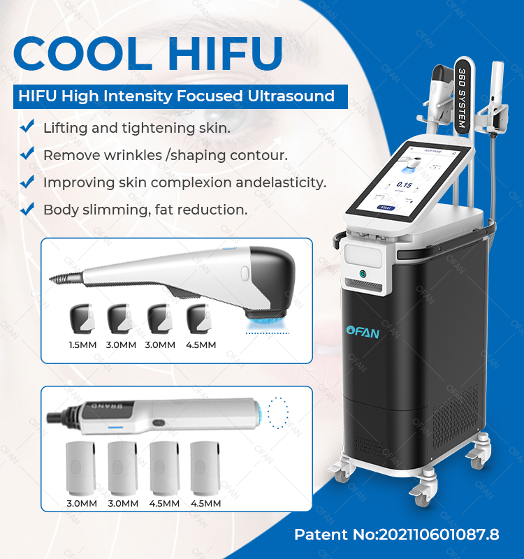 360 Annular Face Lifting Hifu Ultrasound Machine
