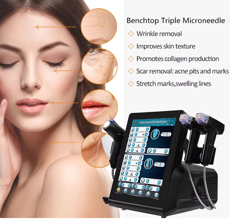 OFAN RF Microneedle 12pin 24pin 40pin Needle RF Fractional Microneedling Machine