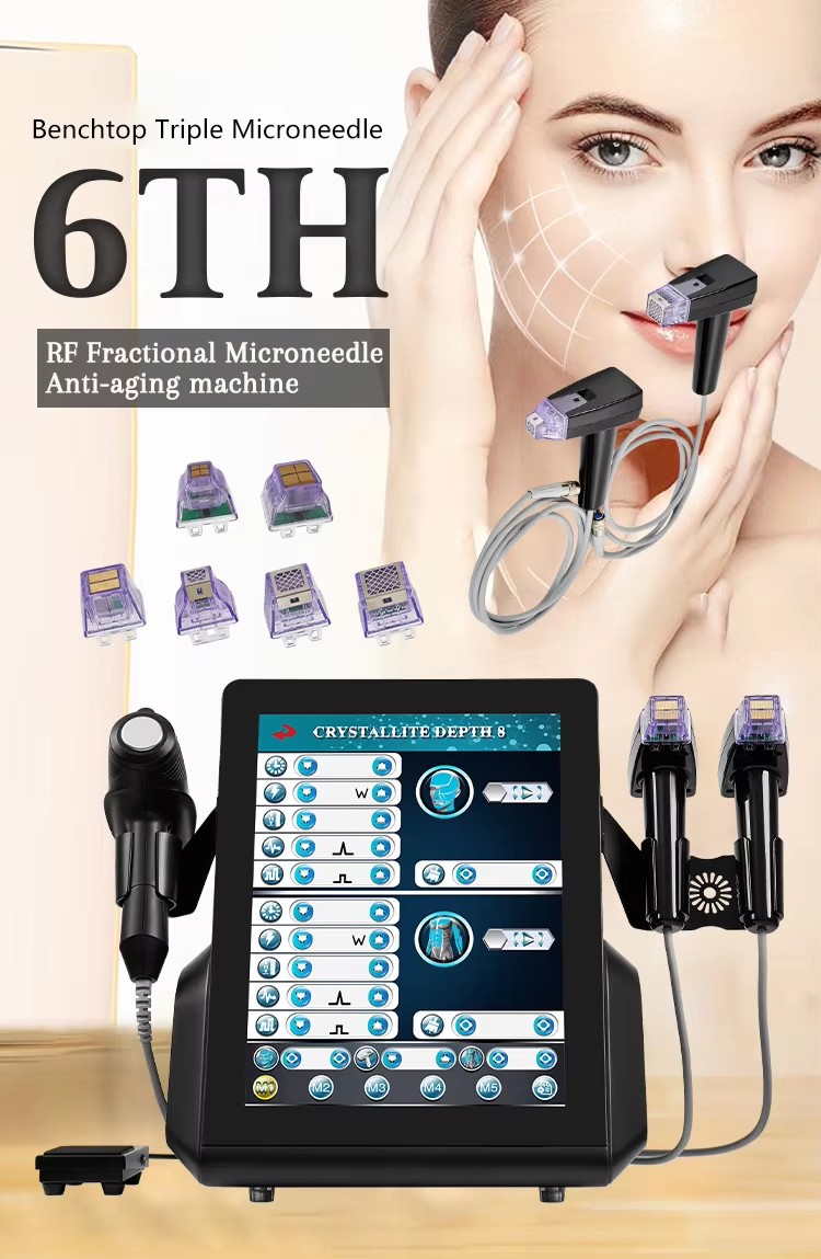 OFAN RF Microneedle 12pin 24pin 40pin Needle RF Fractional Microneedling Machine