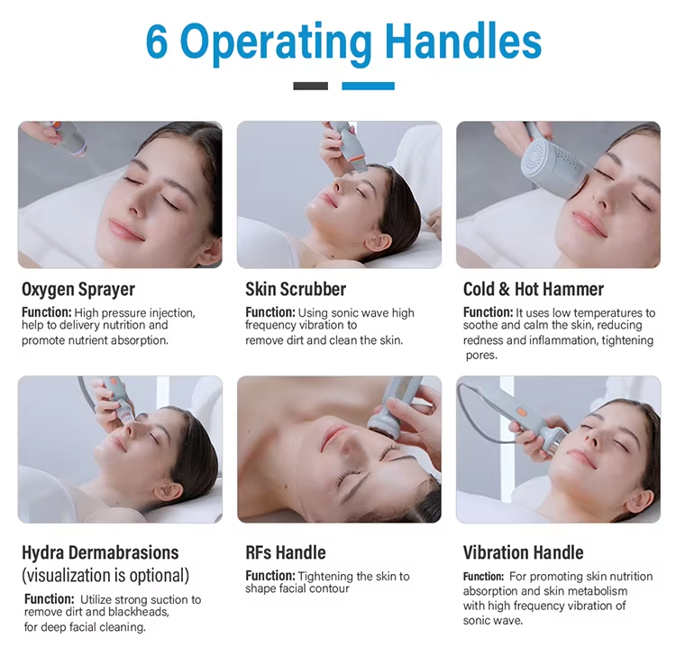 OFAN 6 In 1 Skin Analyzer Hydra Dermabiasion Machine