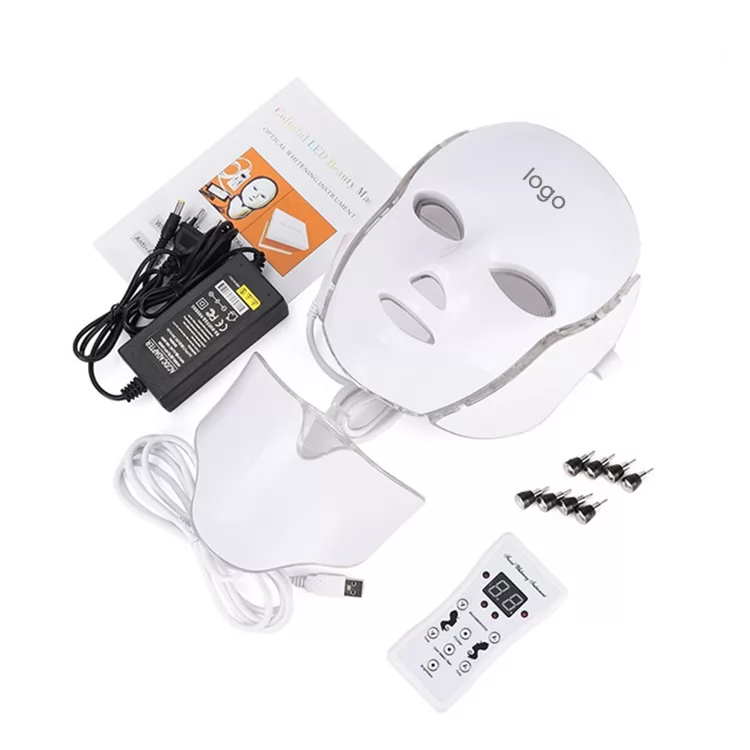 Home Use Anti-aging 7 Color LED PDT Face Mask Wrinkle Removal Photon Beauty Mask