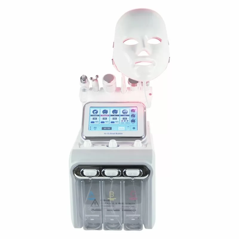 Hot Sale Multifunction 7 in 1 H2O2 Machine Skin Rejuvenation Oxygen Small Bubble Facial Machine