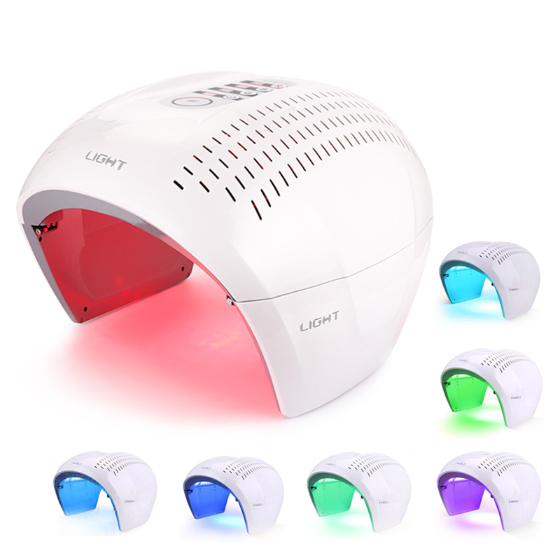 7 colors PDT LED Photon Light Therapy Lamp Facial Body Beauty SPA PDT Mask Skin Tighten Acne Wrinkle Remover Device