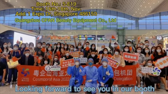 Wellcome to OFAN 2022 Cosmoprof Asia Singapore (Booth No.:5-E19 ,Time: 16th-18th, NOV.)