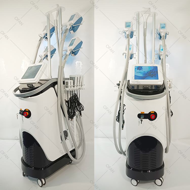 OFAN Cold Body Cryotherapy Slimming Criolipolysis 5 Hands Cool Tech Sculpting Shape Fat Freezing equipment cryolipolysis Machine