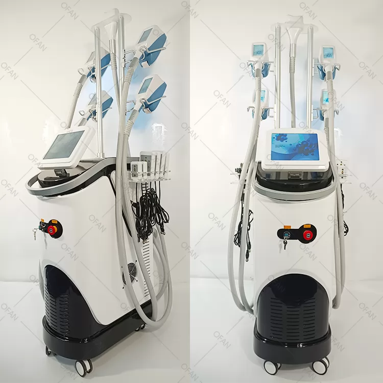 OFAN Cold Body Cryotherapy Slimming Criolipolyse 5 Hands Cool Tech Sculpting Shape Fat Freezing equipment cryolipolysis Machine