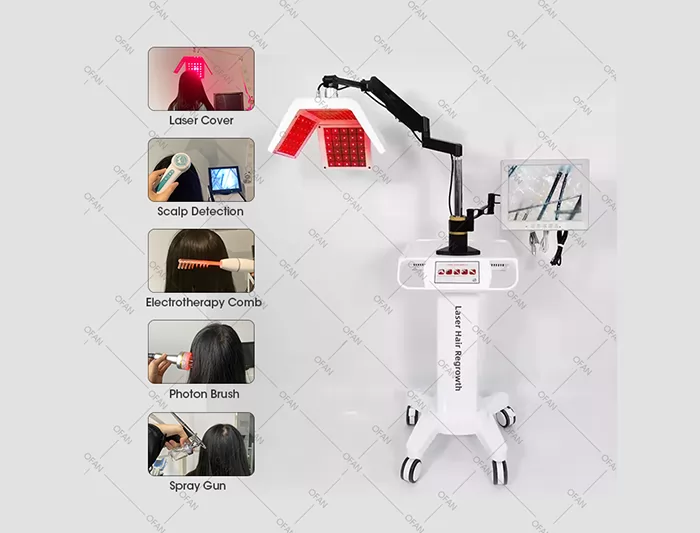 OFAN New arrival scalp massager machine for hair growth with analysis camera
