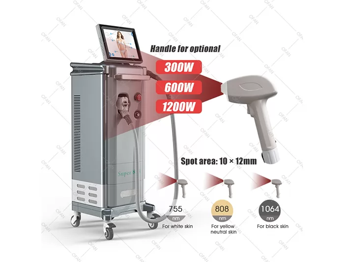 Laser hair removal machine