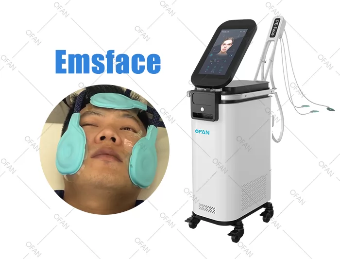 OFAN aesthetics high intensity Electromagnetic muscle Sculpting HIFE Ems Face facial toning emface