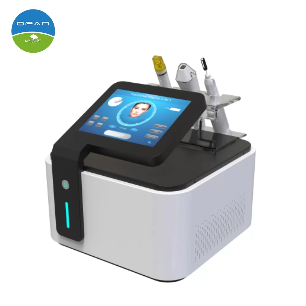3 in 1 Derma Roller Pen Cold Plasma Facial Beauty Machine