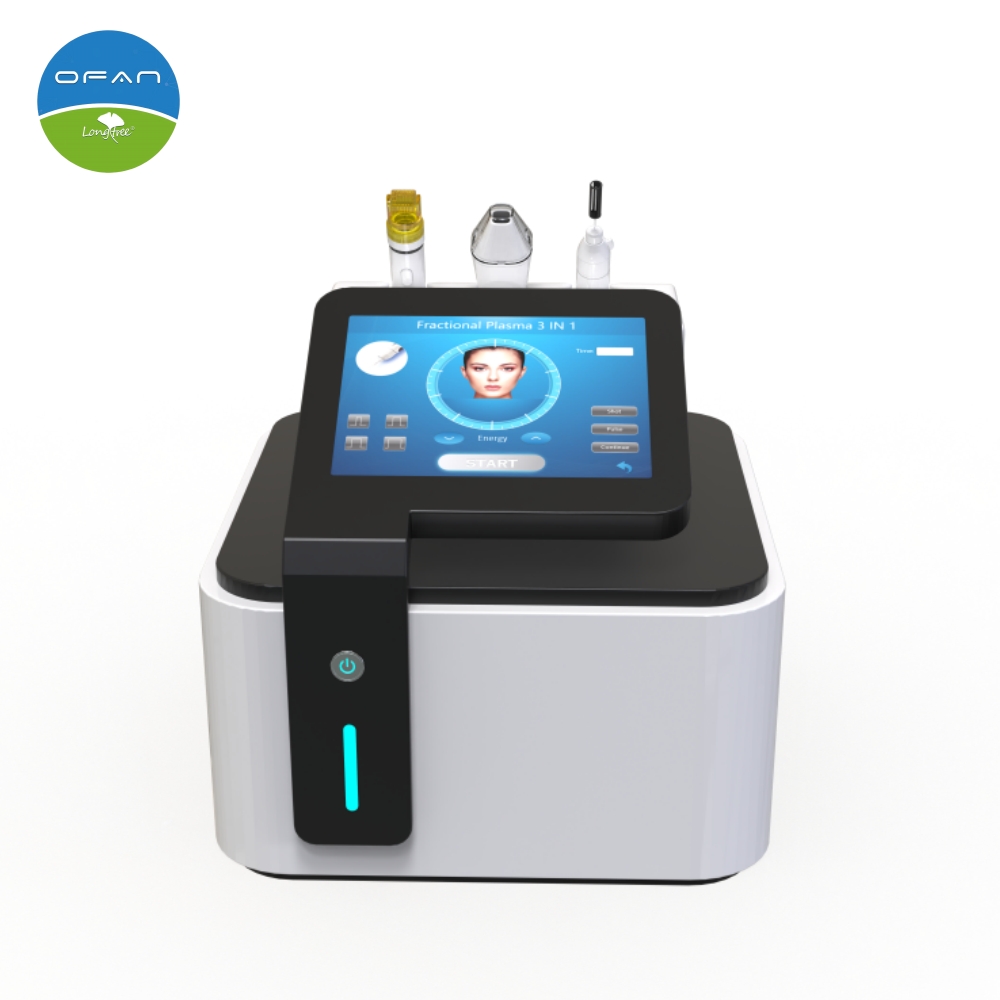 3 in 1 Derma Roller Pen Cold Plasma Facial Beauty Machine